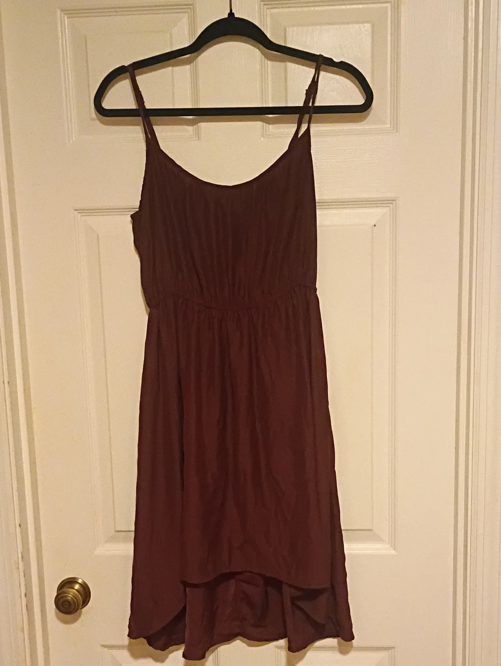 Cotton On Brown High-Low Slip Dress - Picture 1 of 4